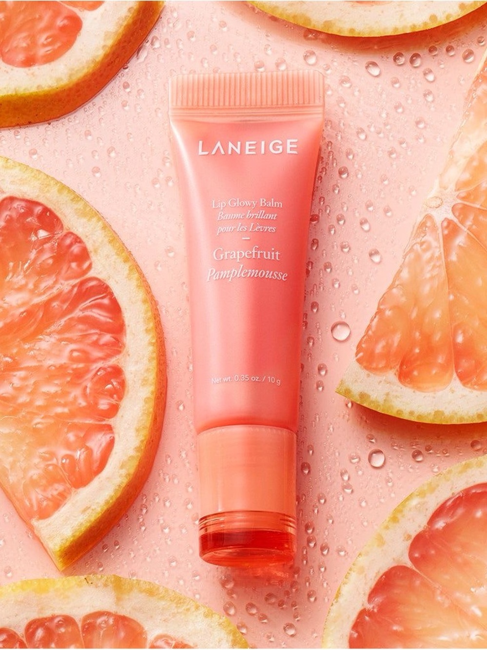 LANEIGE Grapefruit Lip Glowy Balm — Coral